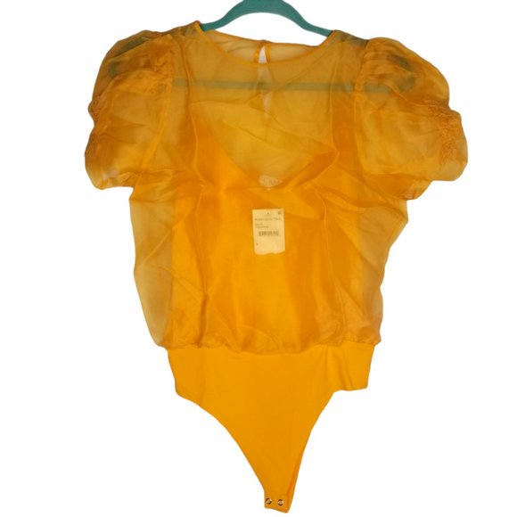 Cami NYC Pants - CAMI NYC Louisa Tangerine Bodysuit S